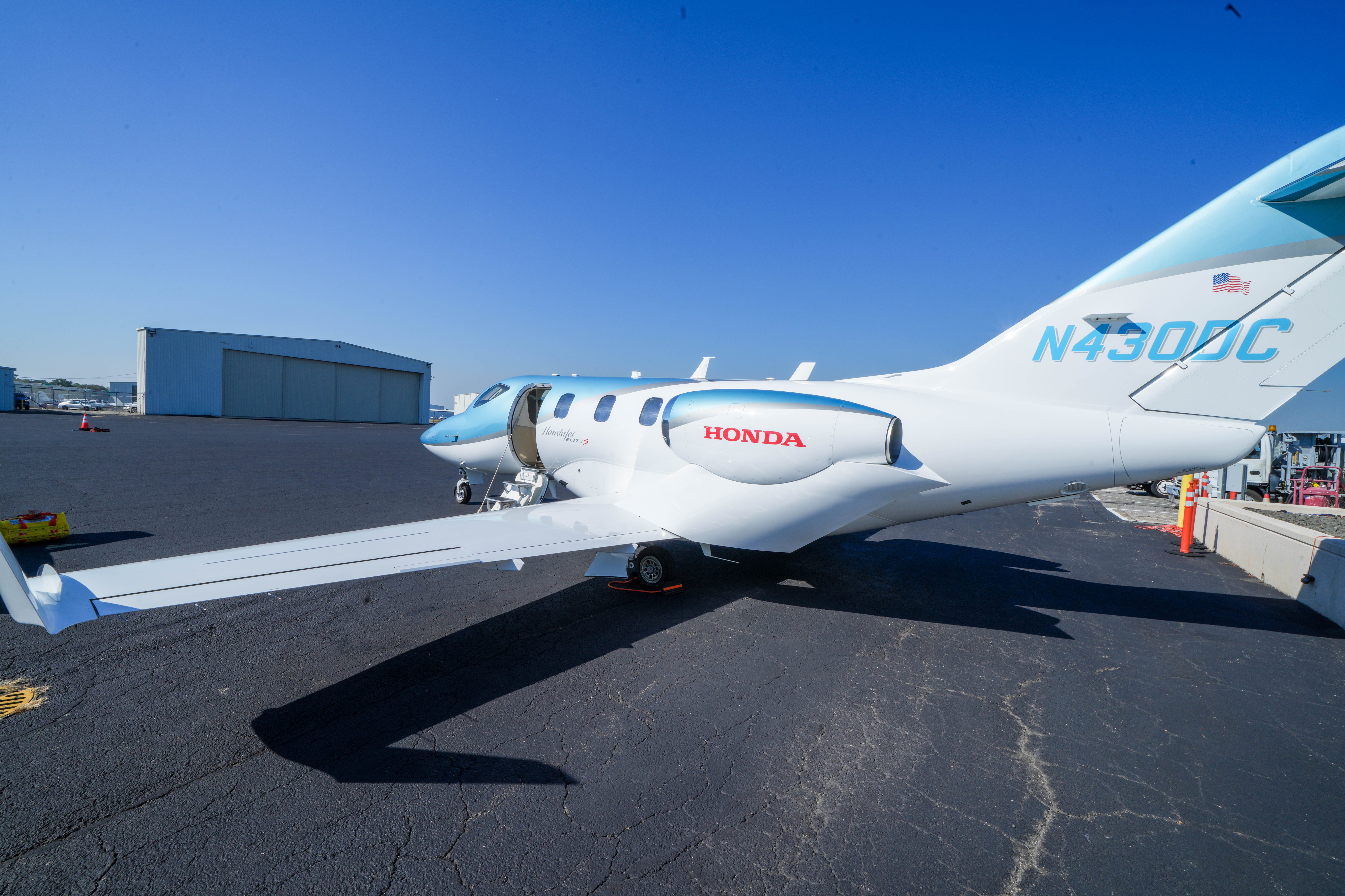 HondaJet on ramp